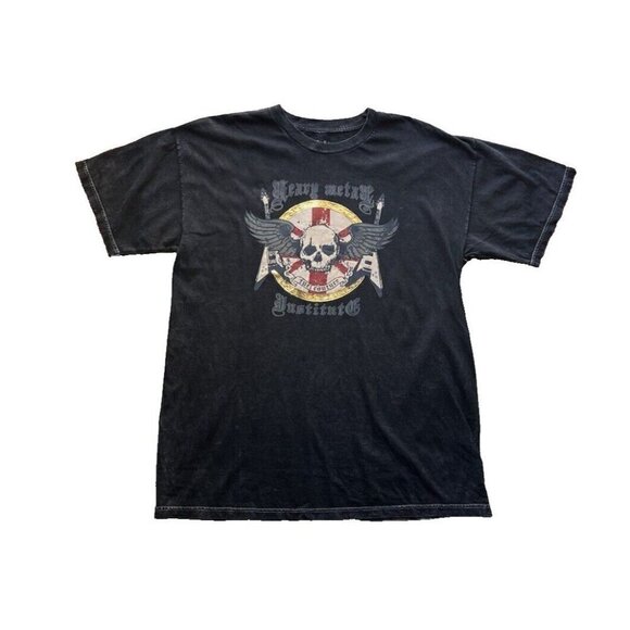 FUEL By Cheap Thrills Men's Short Sleeve Heavy metal Institute T-Shirt Size L - Picture 7 of 8